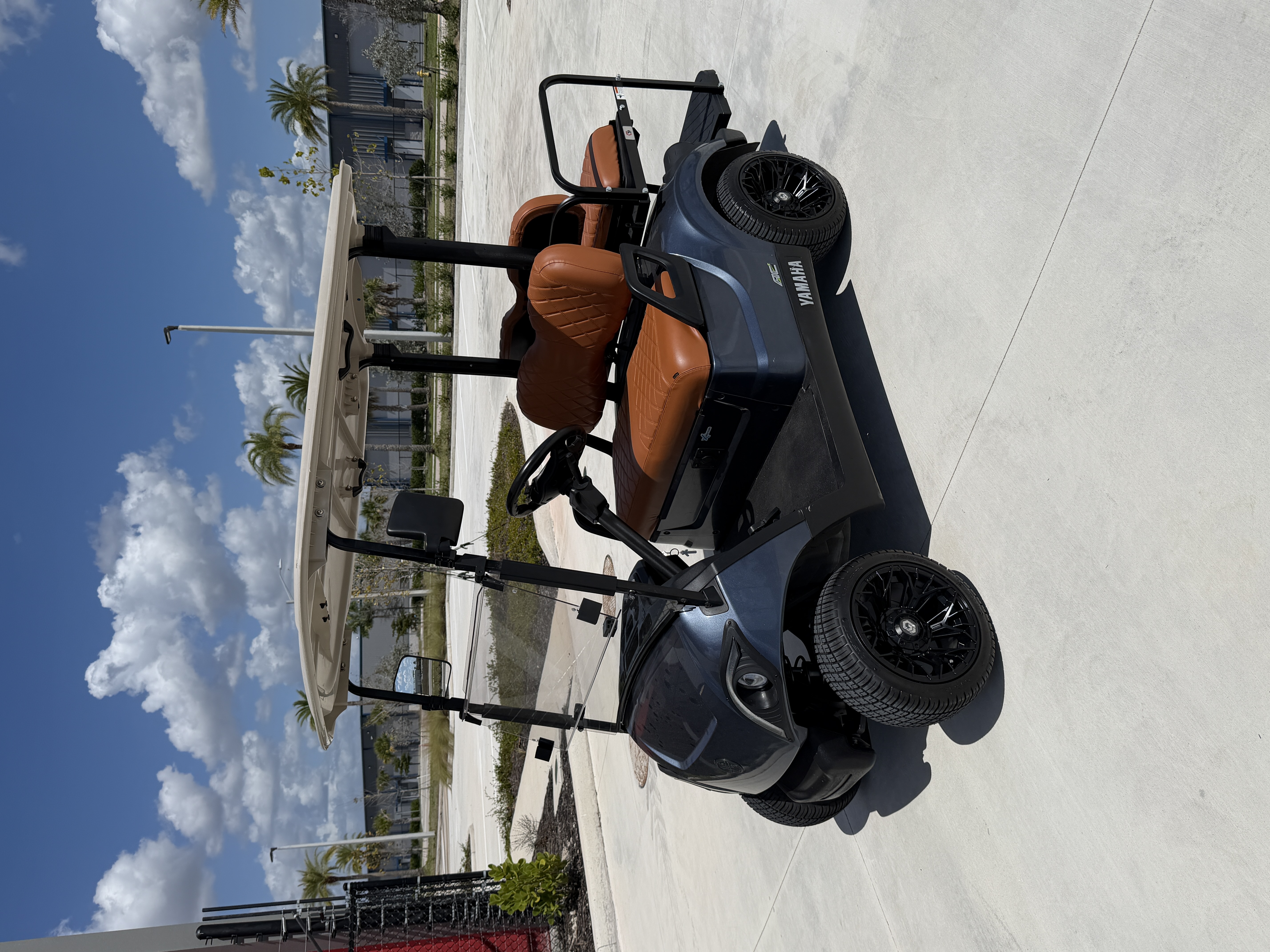 2022 Yamaha Drive2 Lithium Bluestone golf cart for sale Fort Myers FL