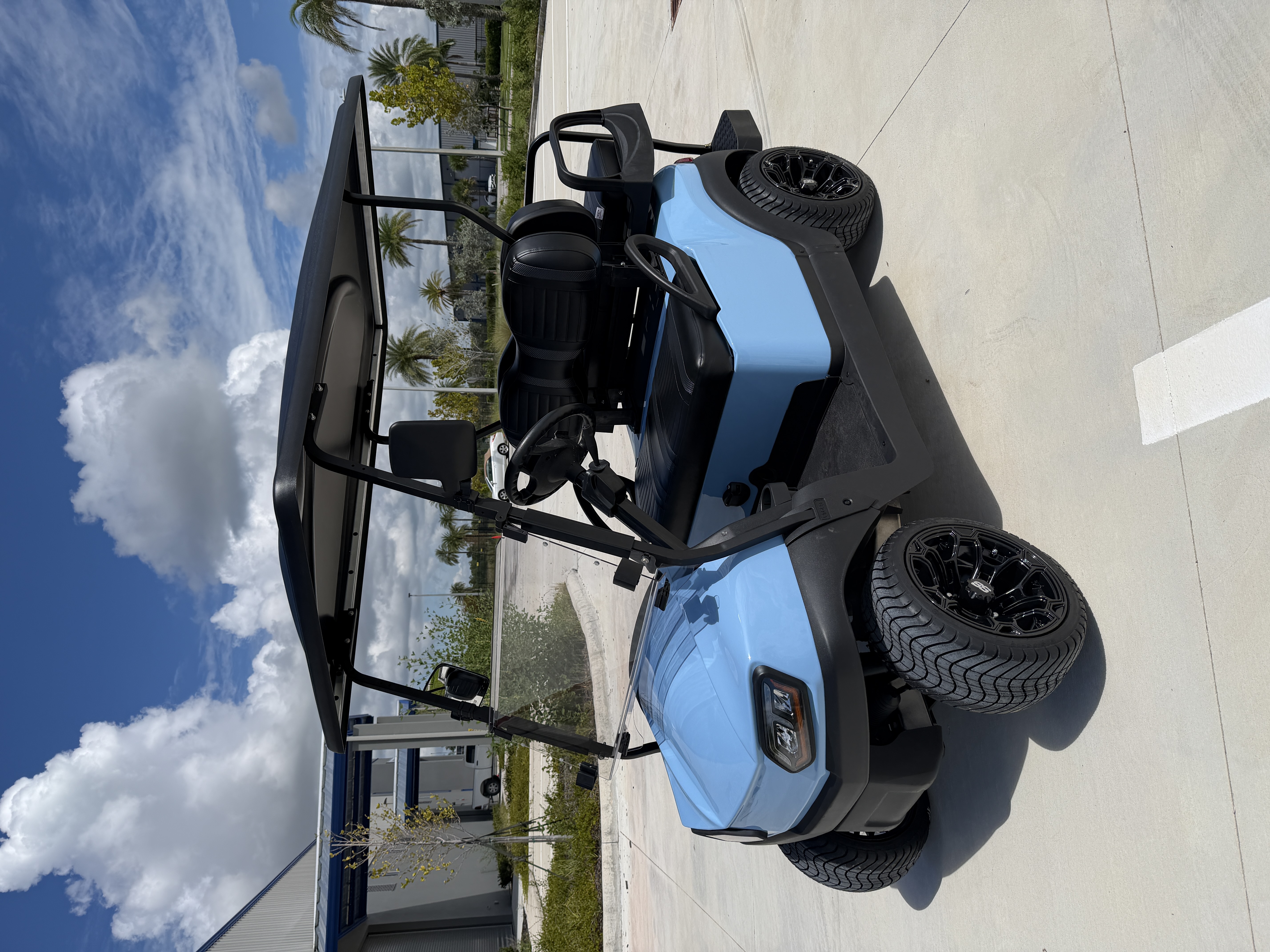 2022 Club Car CPO Tempo Lithium Sky Blue golf cart for sale Fort Myers FL