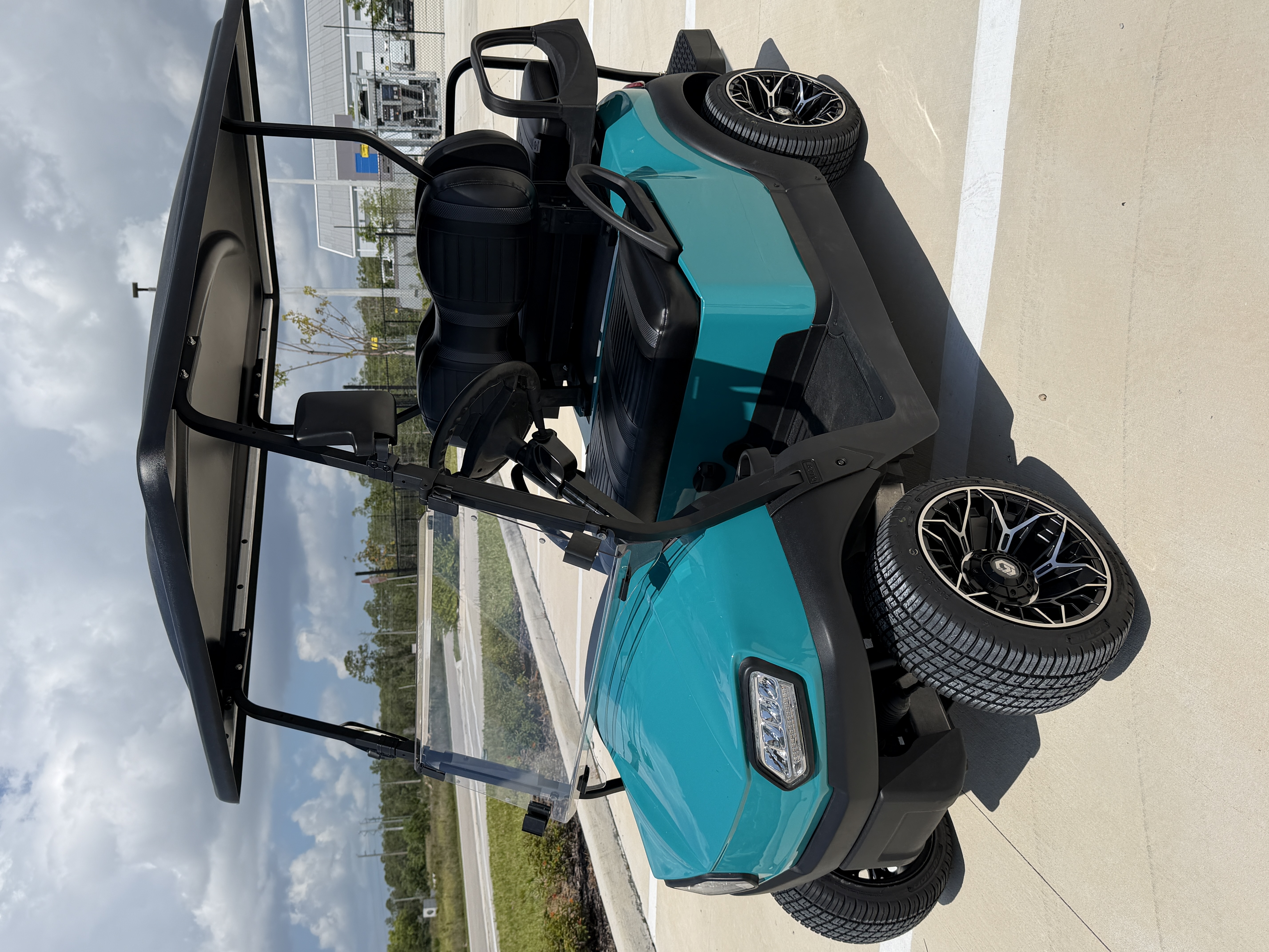 2021 Club Car CPO Tempo Lithium Teal golf cart for sale Fort Myers FL