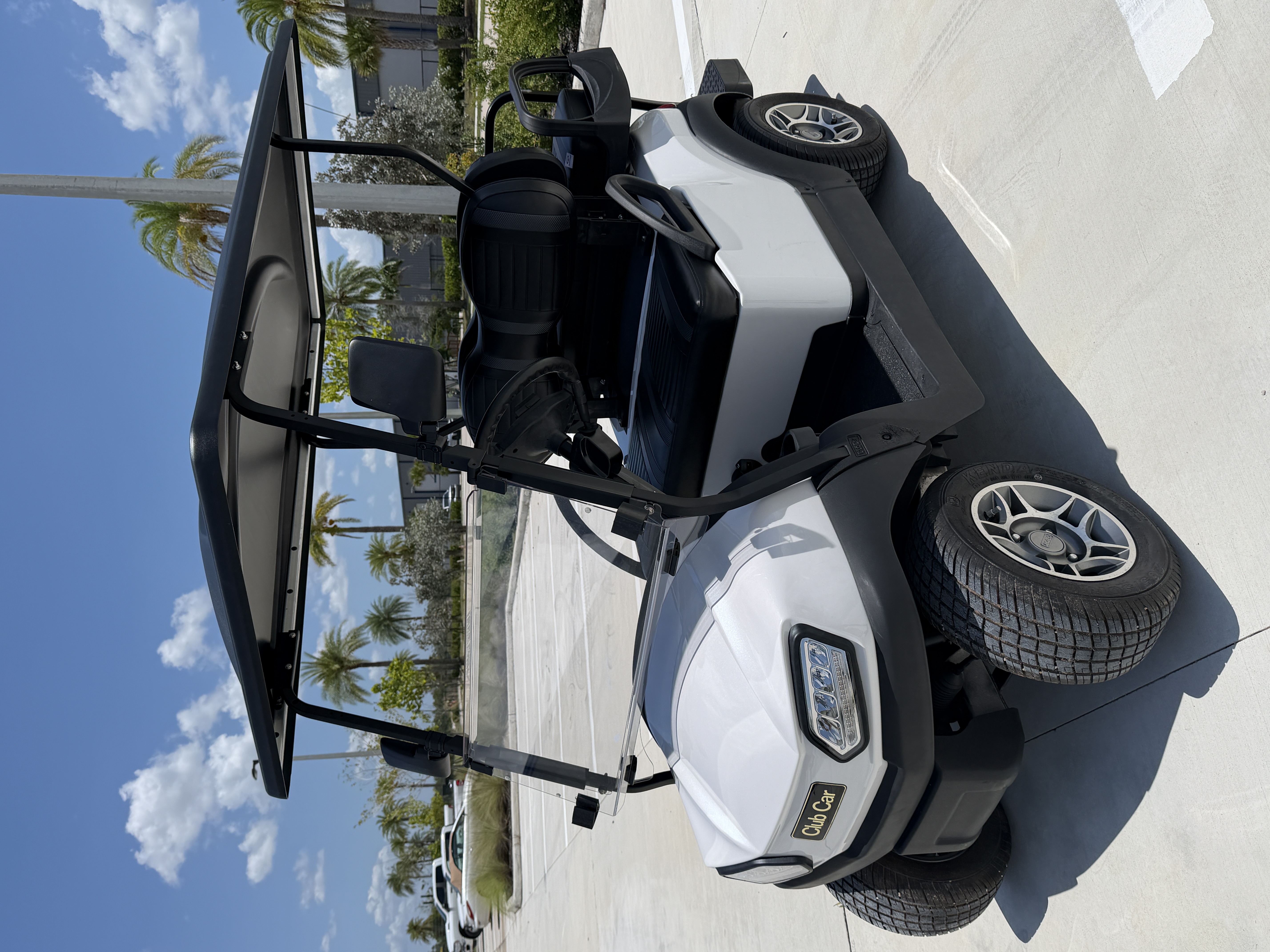 2021 Club Car CPO Tempo Lithium Pearl White golf cart for sale Fort Myers FL