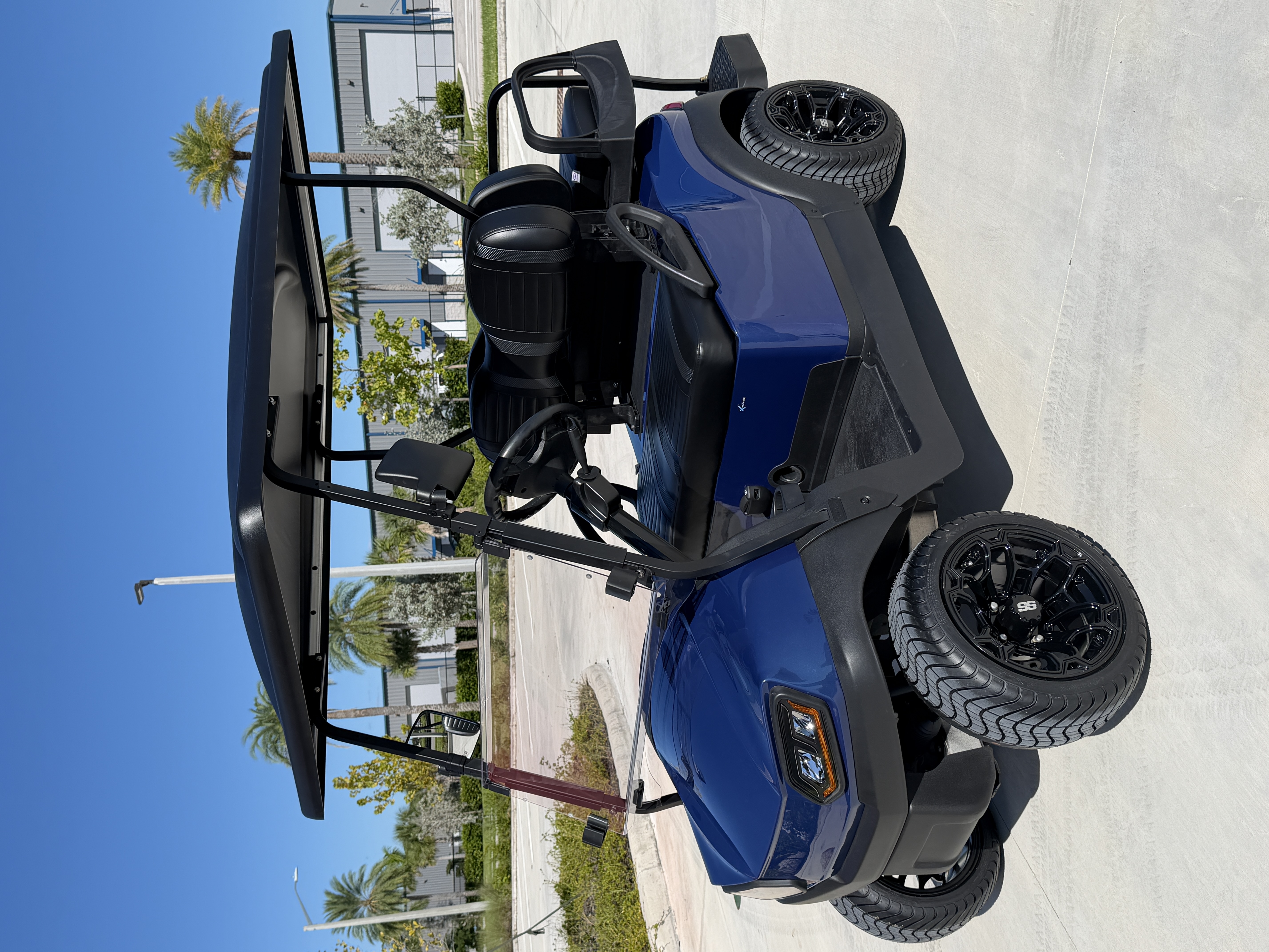 2022 Club Car CPO Tempo Lithium Navy golf cart for sale Fort Myers FL