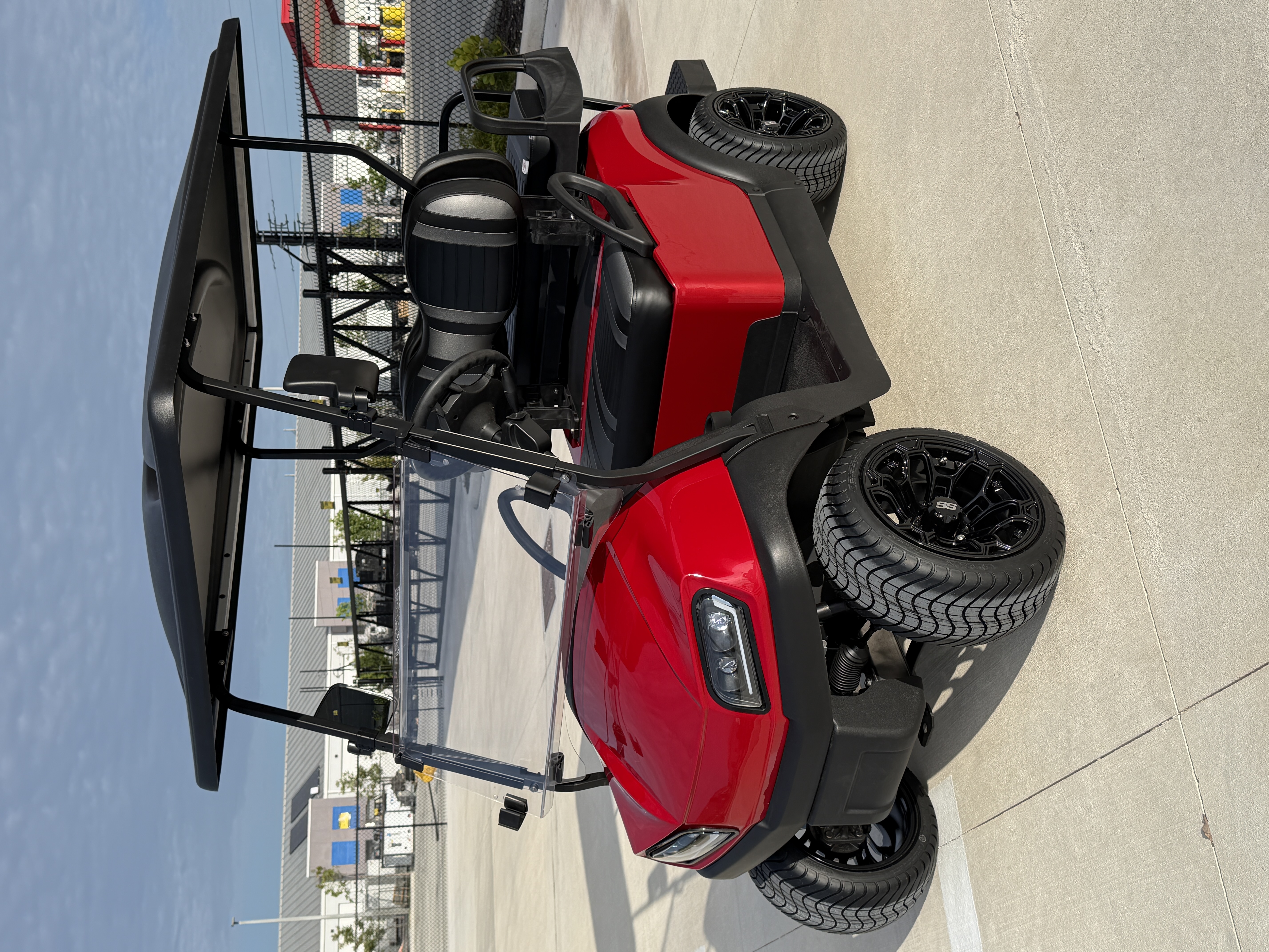 2021 Club Car Tempo CPO Lithium Ruby Red golf cart for sale Fort Myers FL