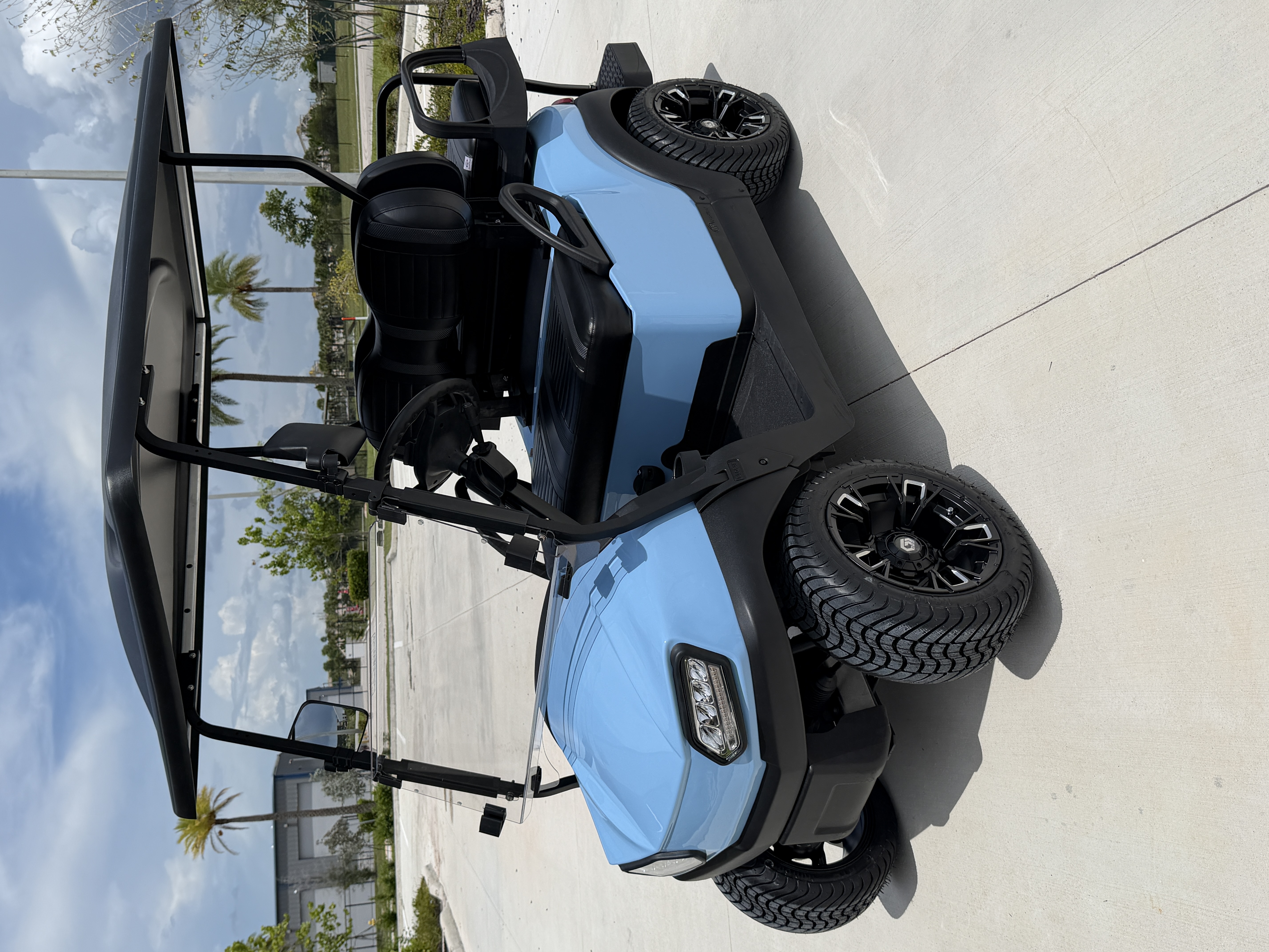 2021 Club Car CPO Tempo Lithium Sky Blue golf cart for sale Fort Myers FL