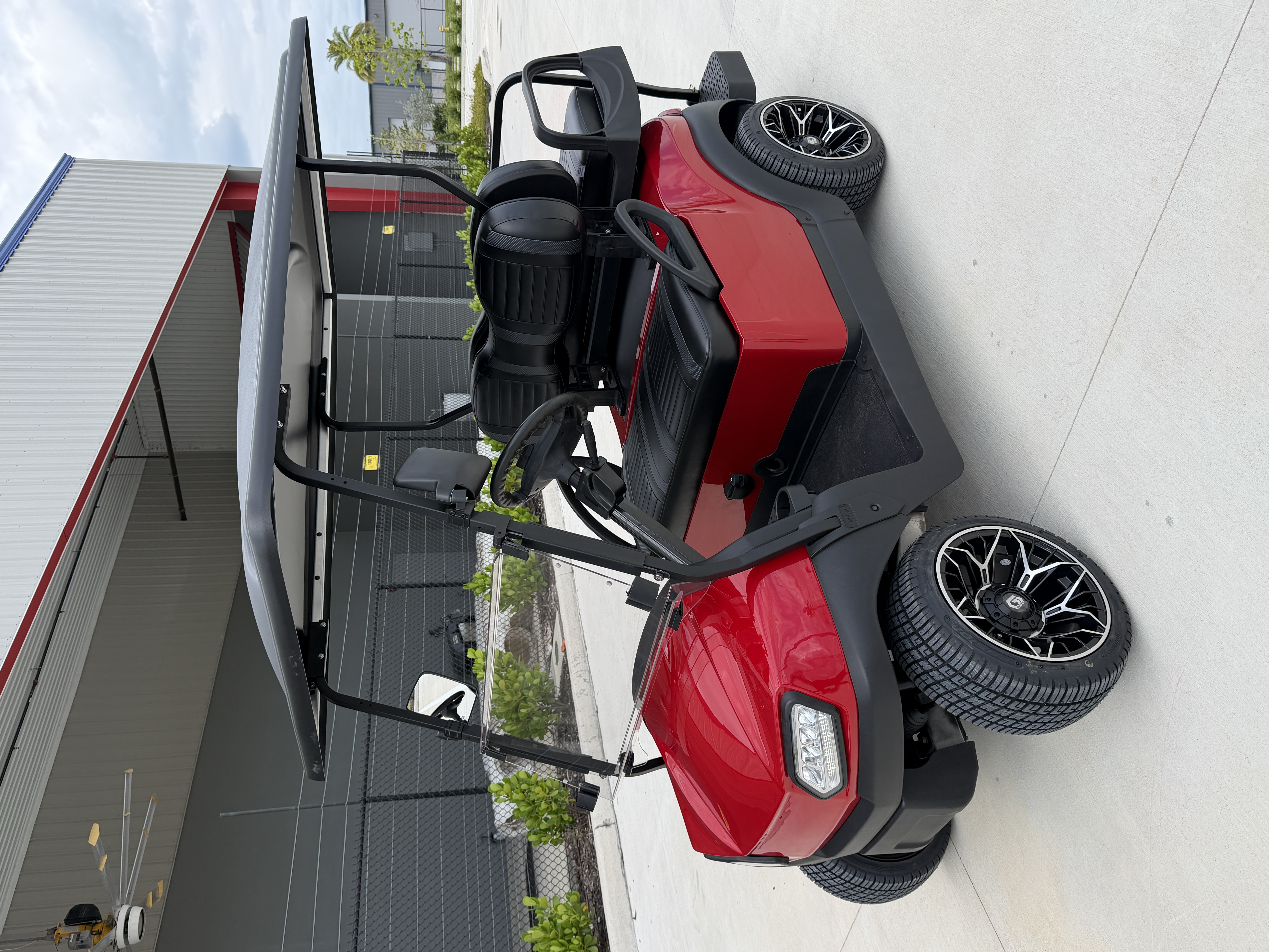 2021 Club Car CPO Tempo Lithium Ruby Red golf cart for sale Fort Myers FL