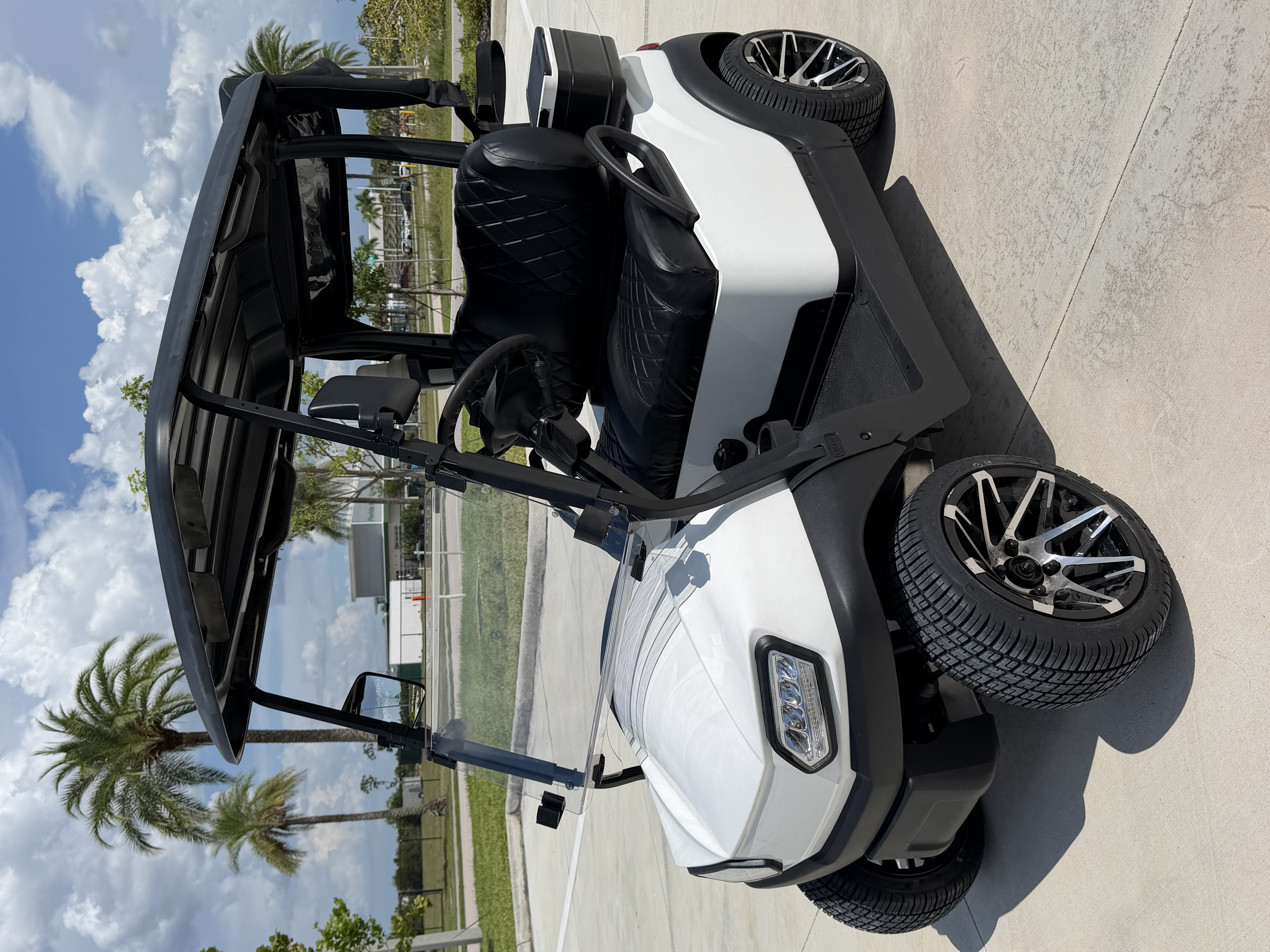 2021 Club Car CPO Tempo Lead Acid White 2 passenger golf cart for sale Fort Myers FL