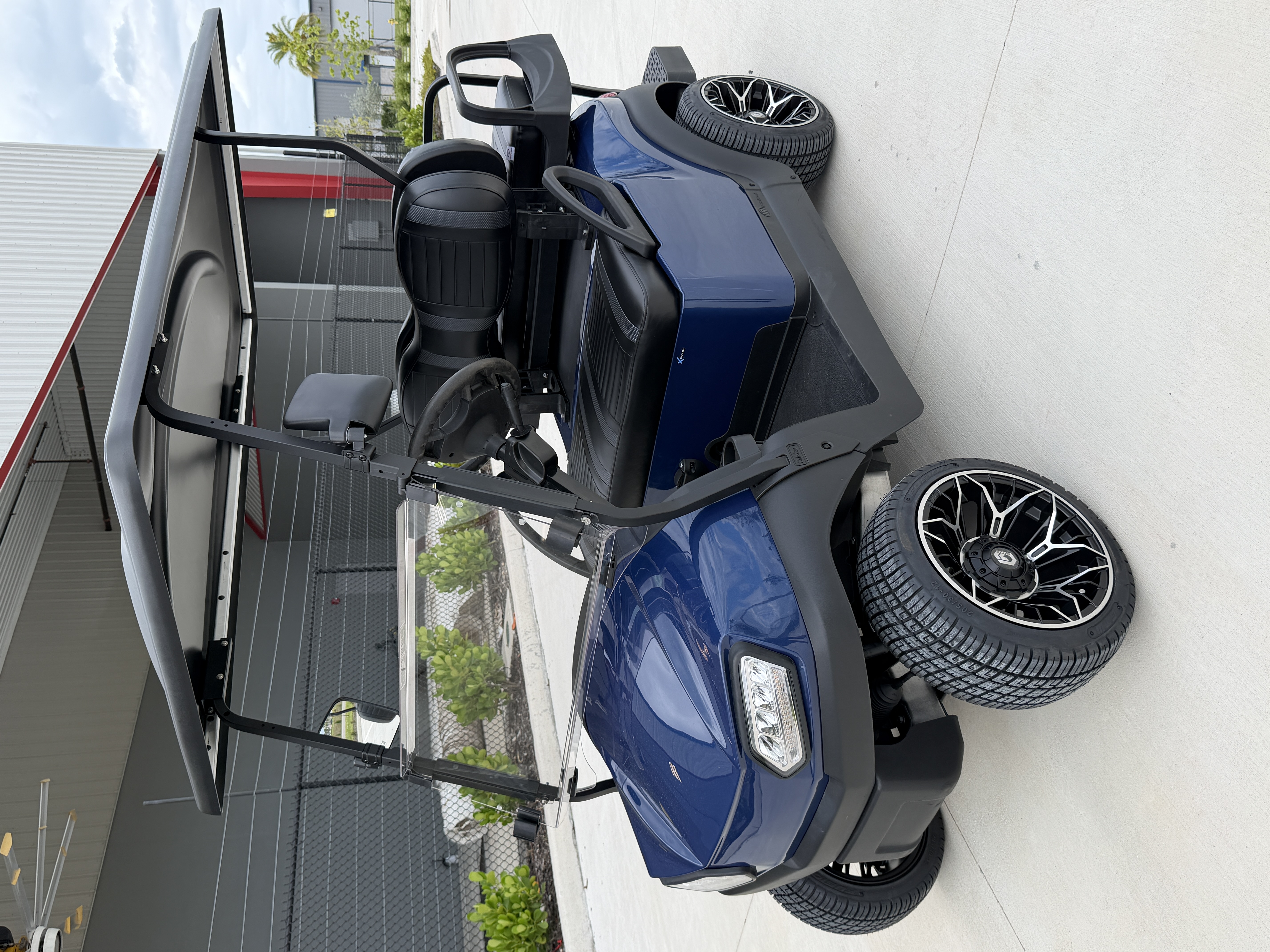 2021 Club Car CPO Tempo Lithium Navy golf cart for sale Fort Myers FL