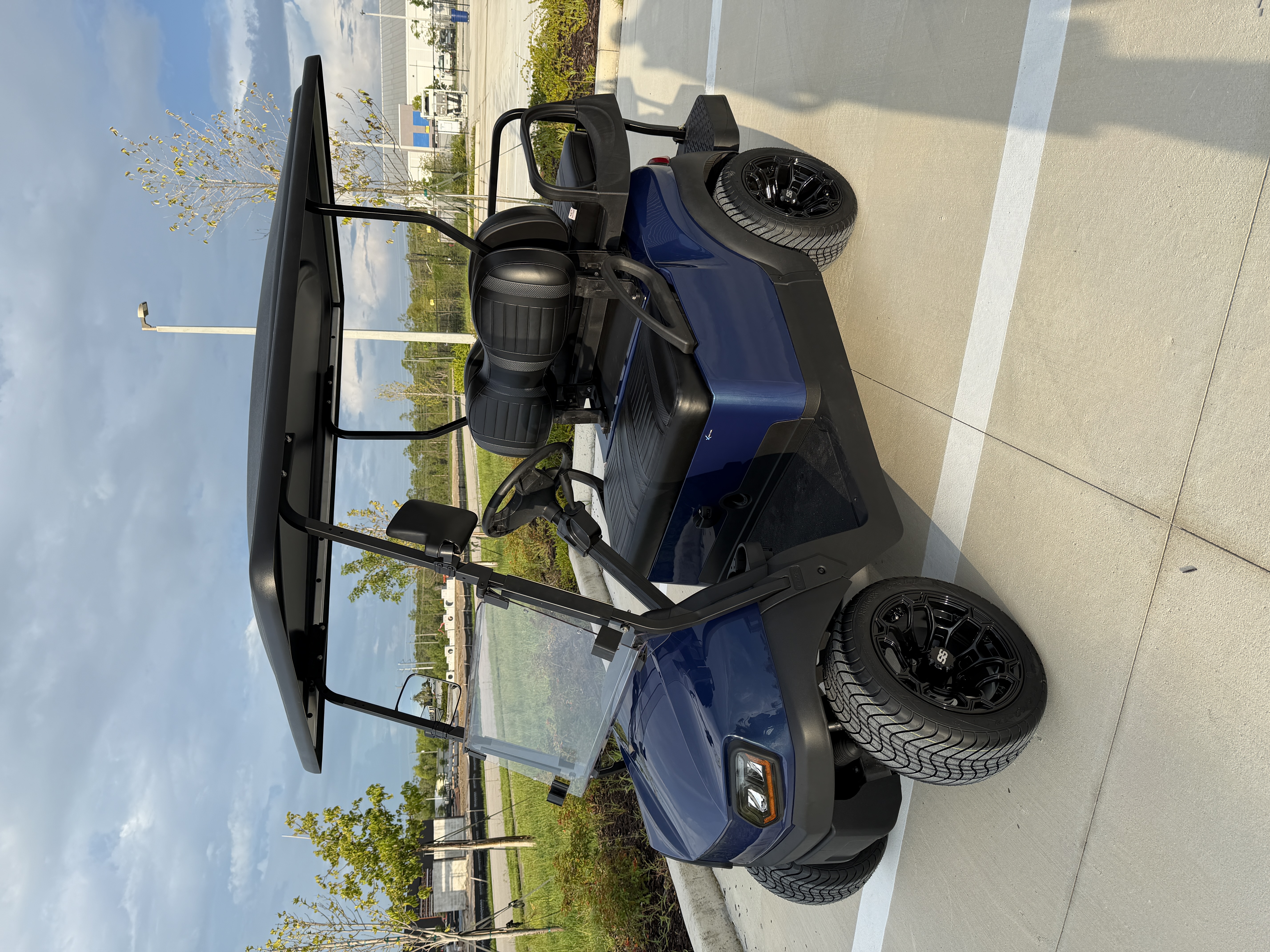 2022 Club Car CPO Tempo Lithium Navy golf cart for sale Fort Myers FL