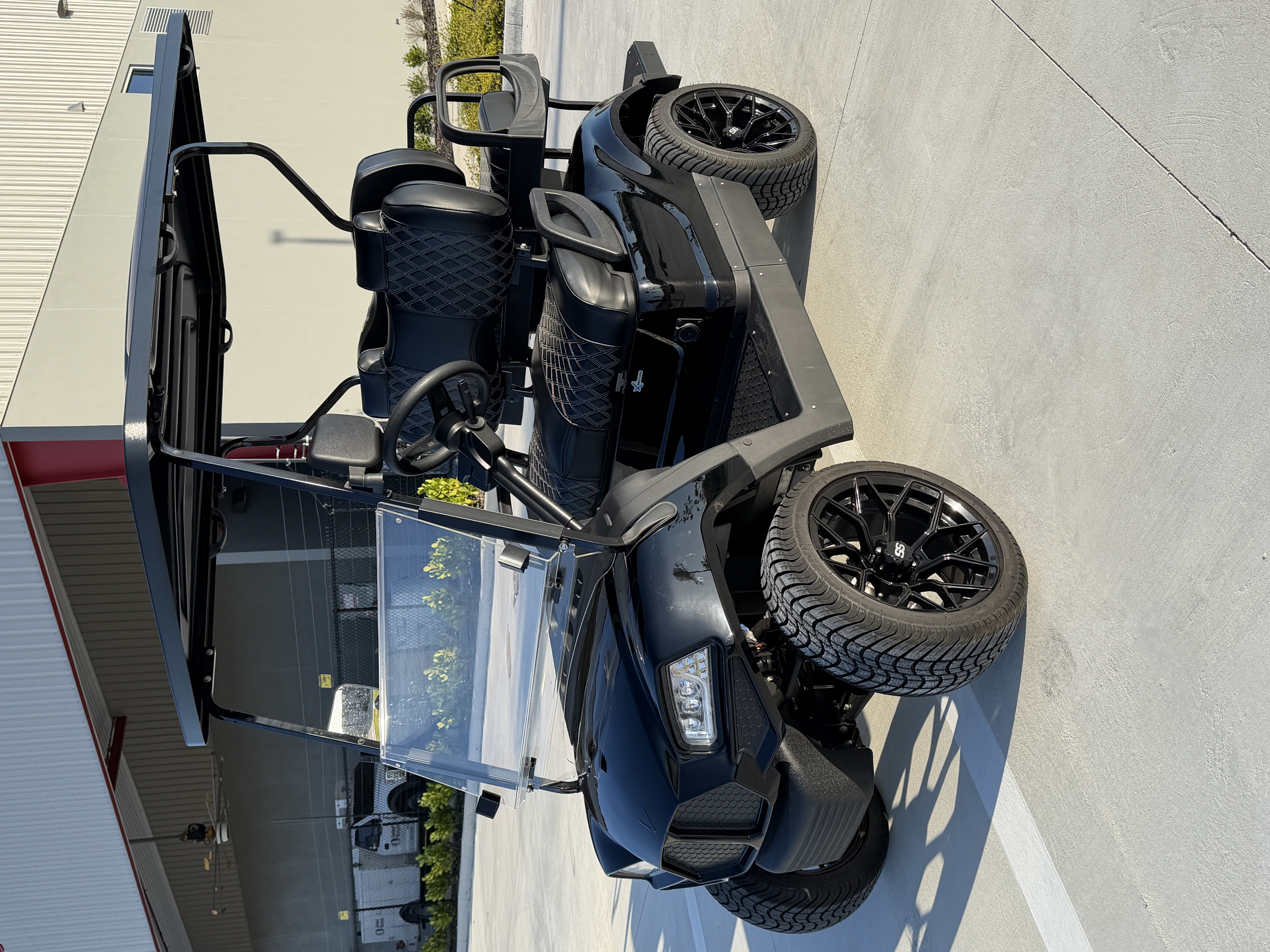 2026 VIVID EV Anthem Lithium electric golf cart in Midnight Black for sale Fort Myers FL