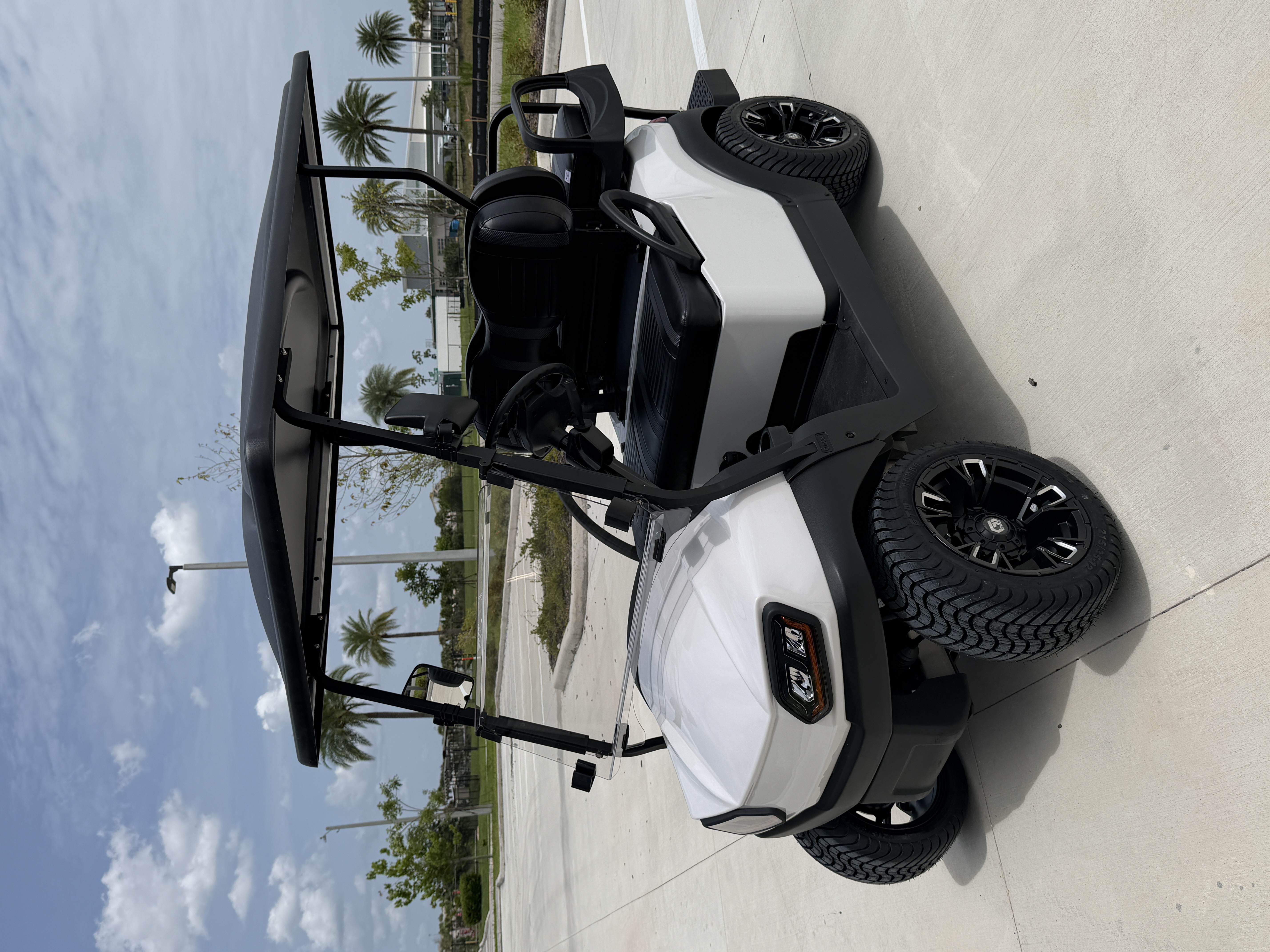 2022 Club Car CPO Tempo Lithium Pearl White golf cart for sale Fort Myers FL