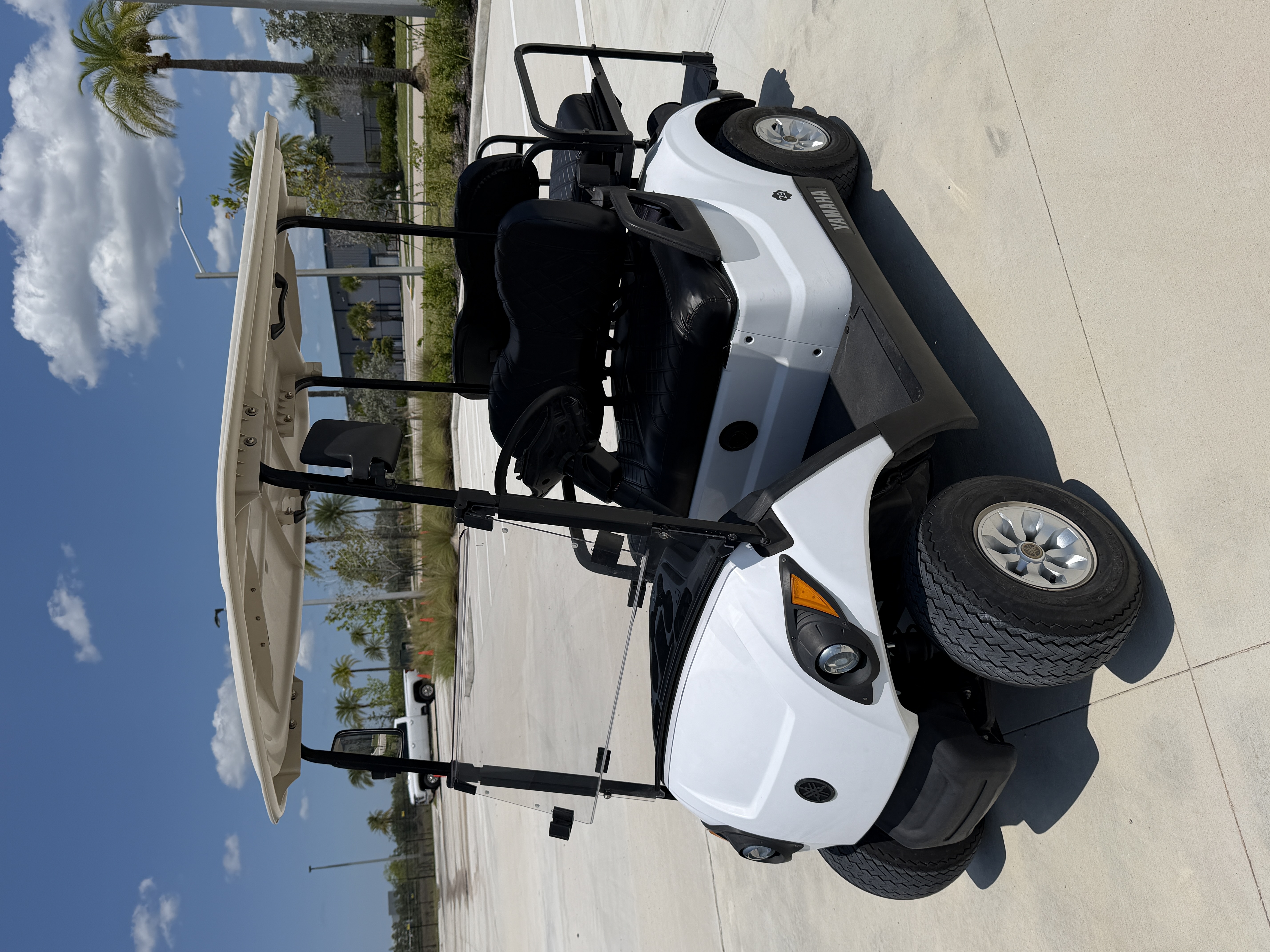 2019 Yamaha Drive 2 white golf cart for sale Fort Myers FL