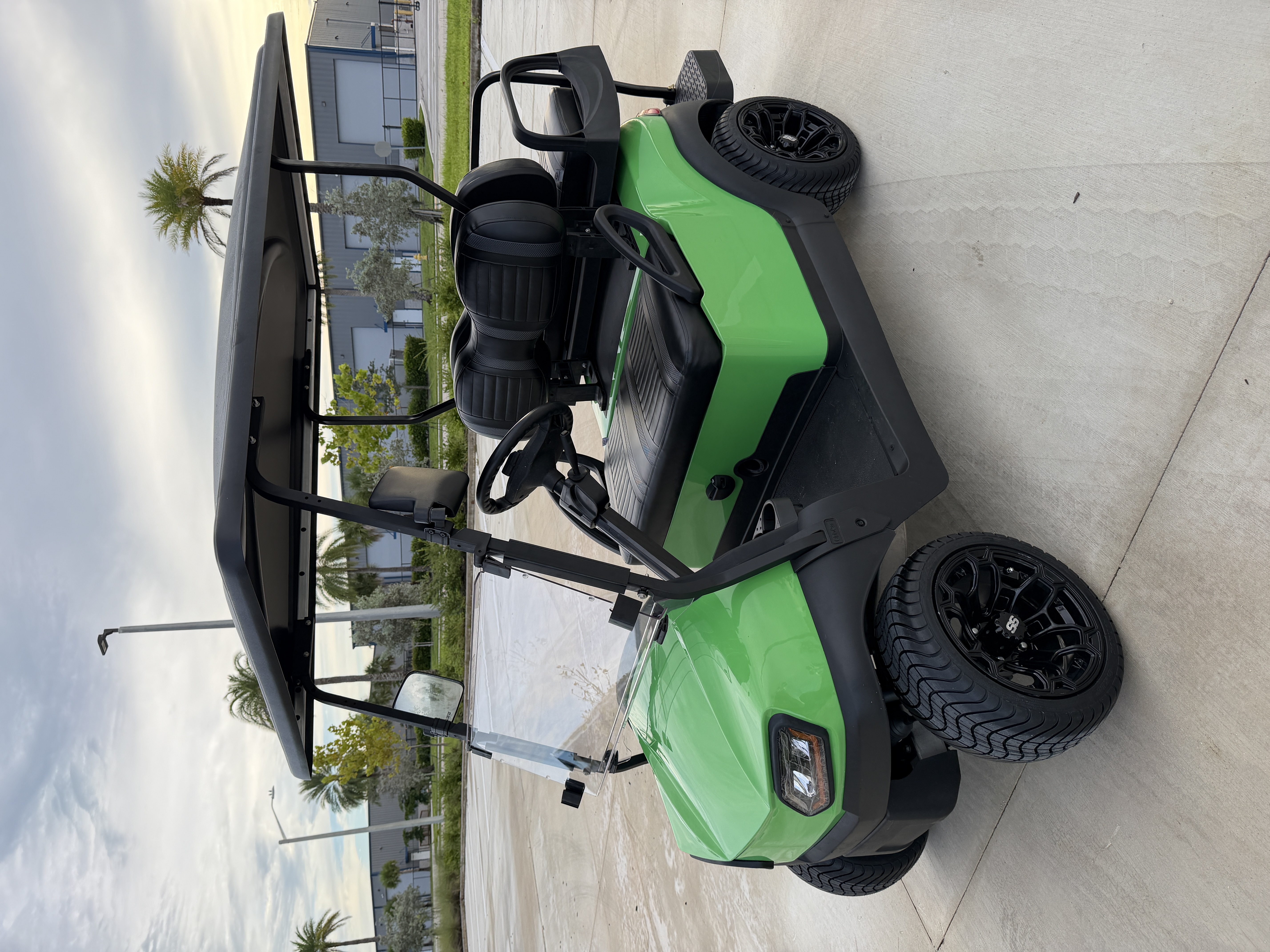 2022 Club Car CPO Tempo Lithium Lime Green golf cart for sale Fort Myers FL