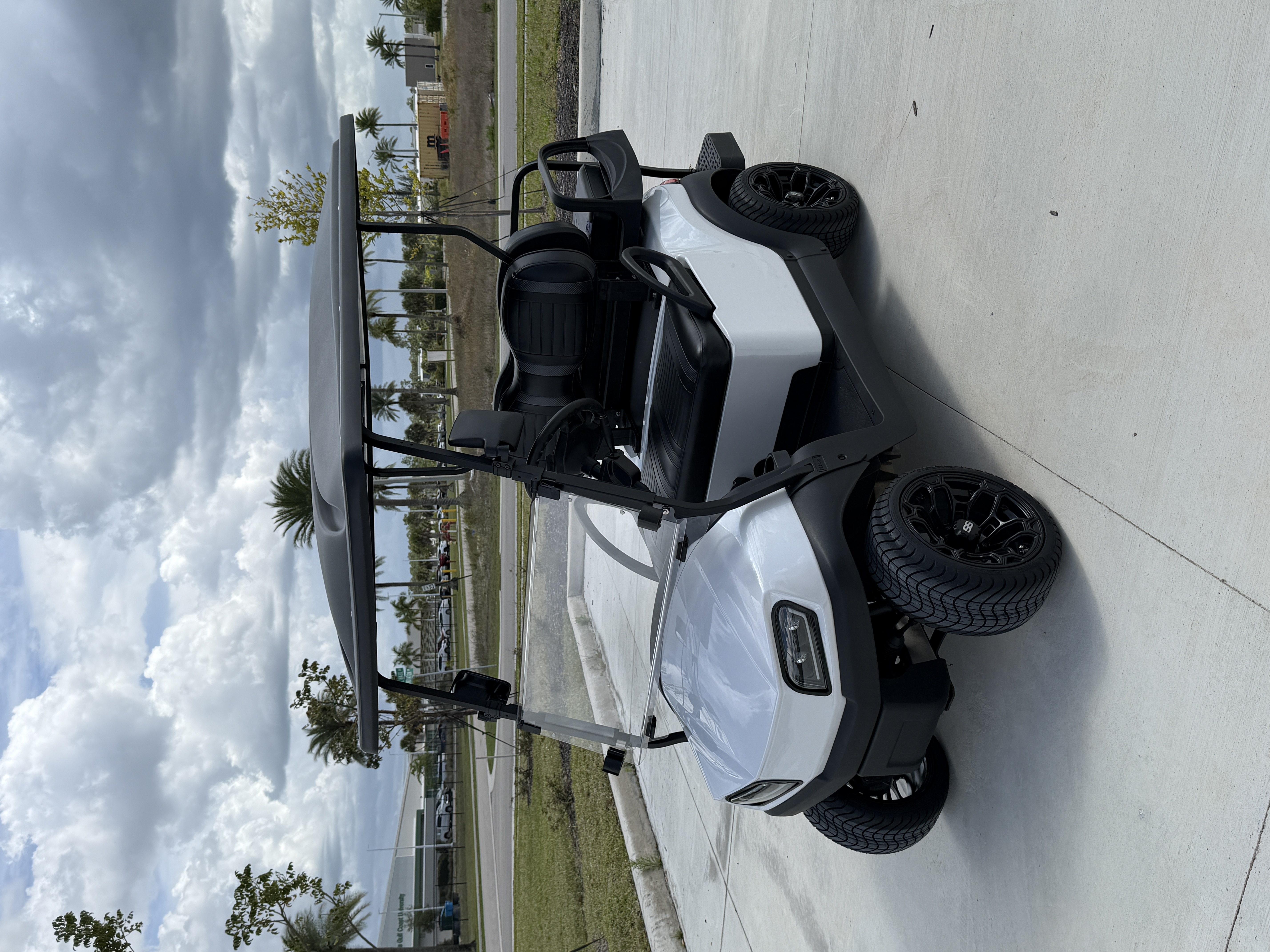 2021 Club Car Tempo CPO Lithium Pearl White golf cart for sale Fort Myers FL