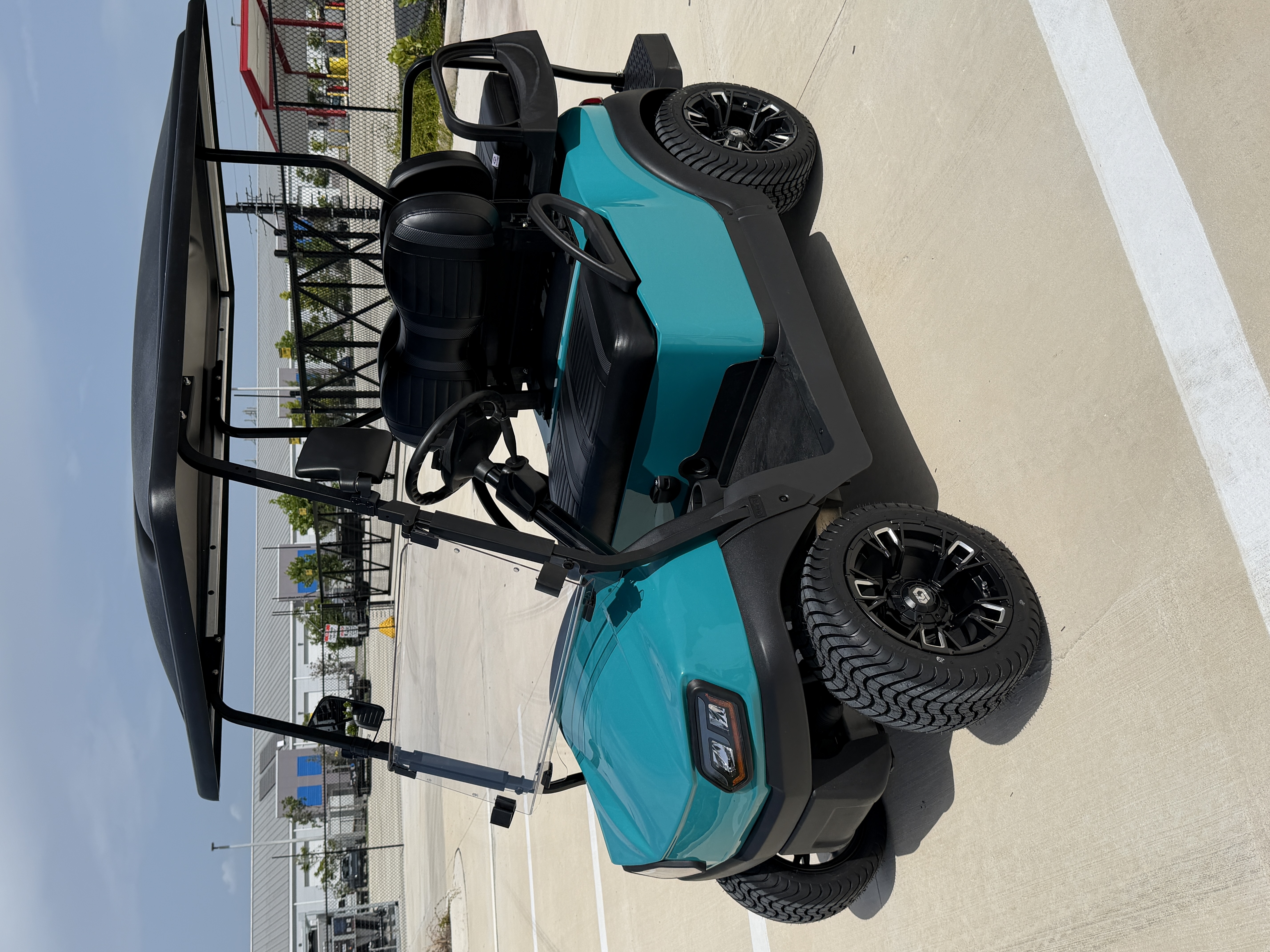 2022 Club Car CPO Tempo Lithium Teal golf cart for sale Fort Myers FL